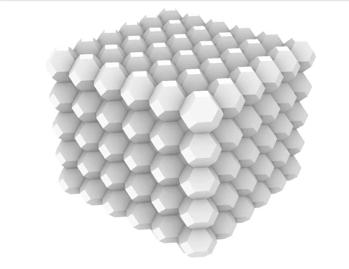 Truncated-Octahedron-stacked
