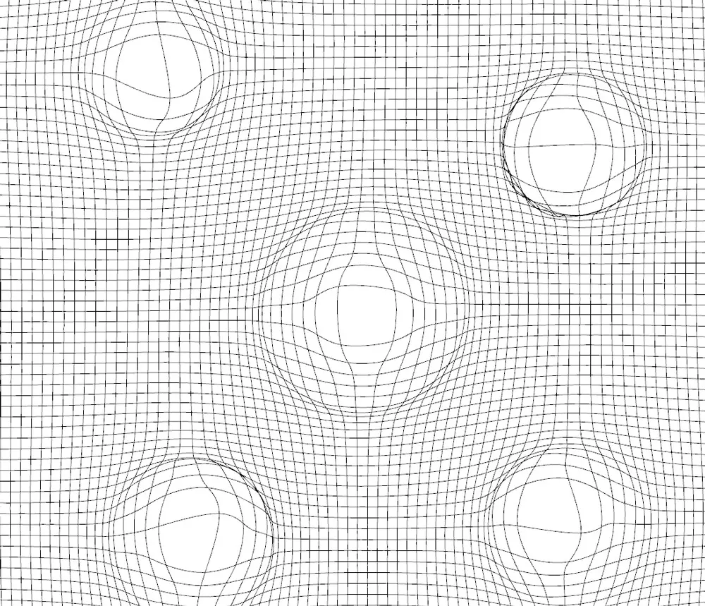 bubbles on grid