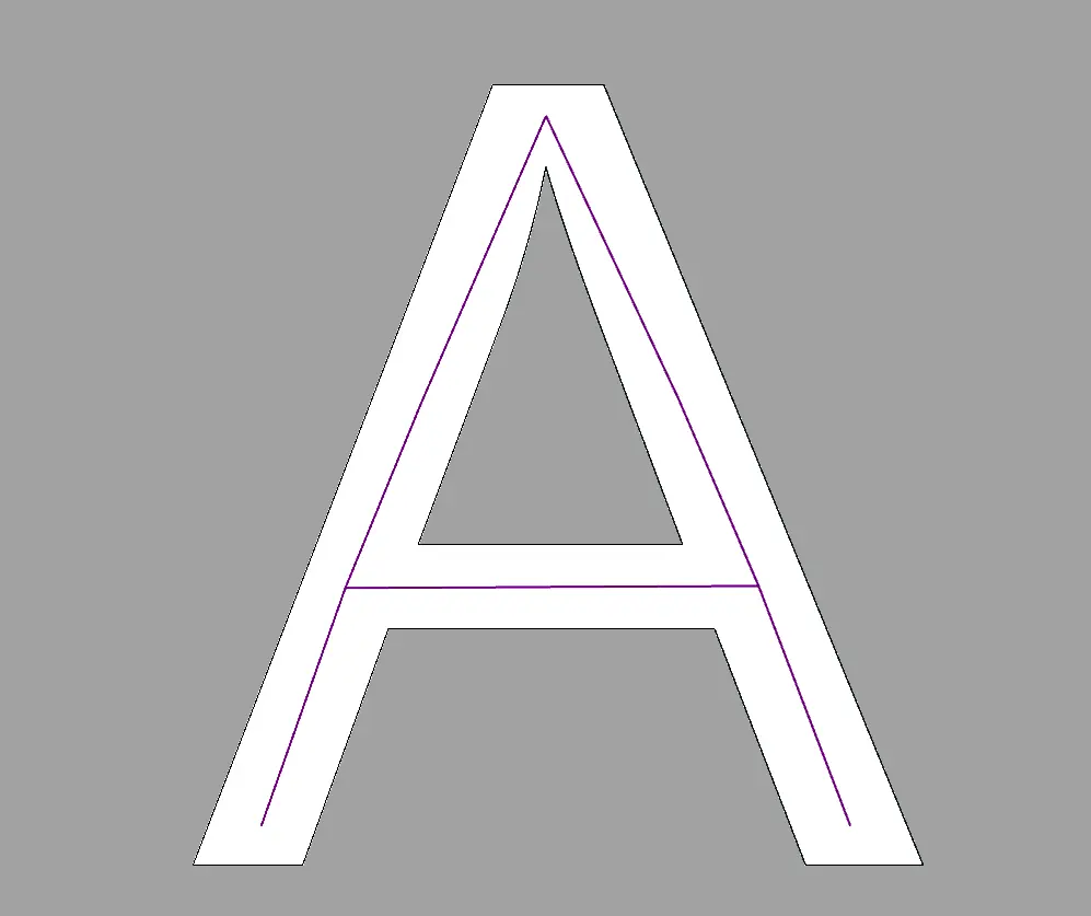 Single-line font