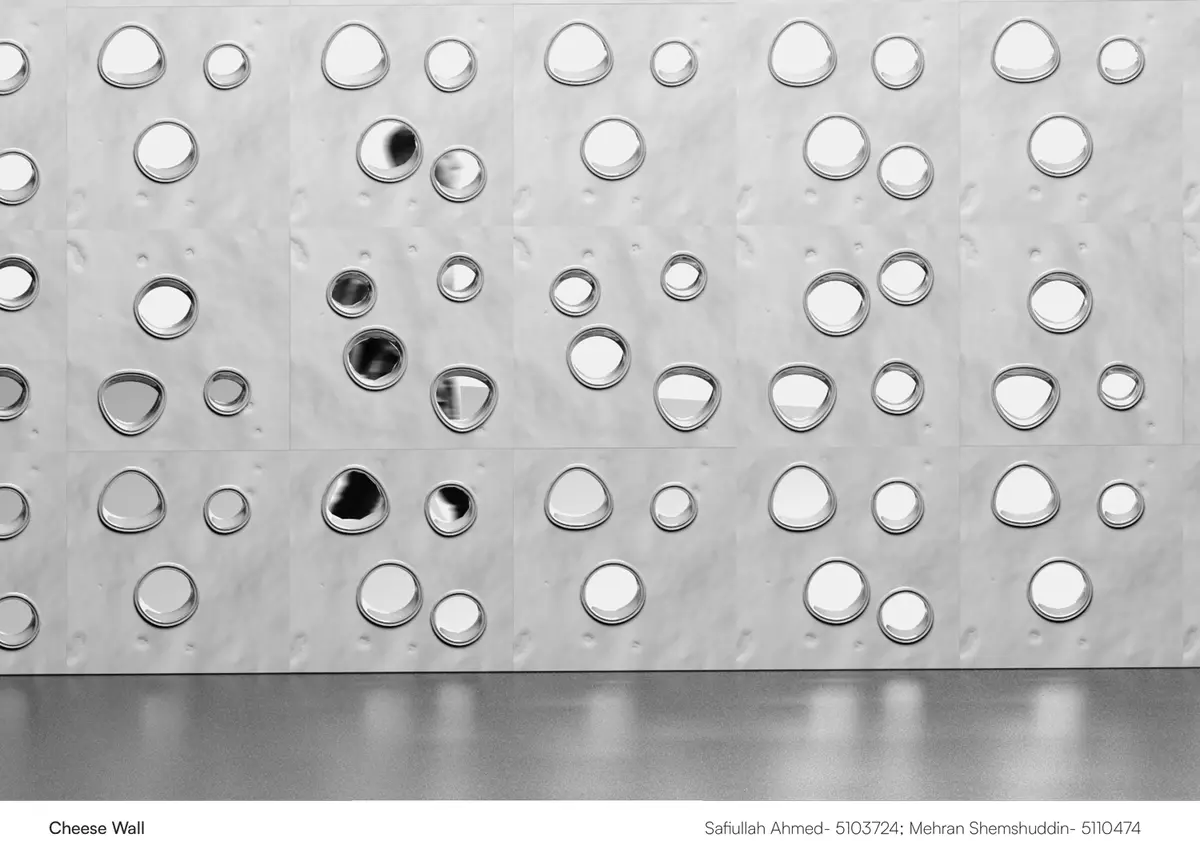 Safiullah Ahmed, Mehran Shemshuddin- Cheese Wall